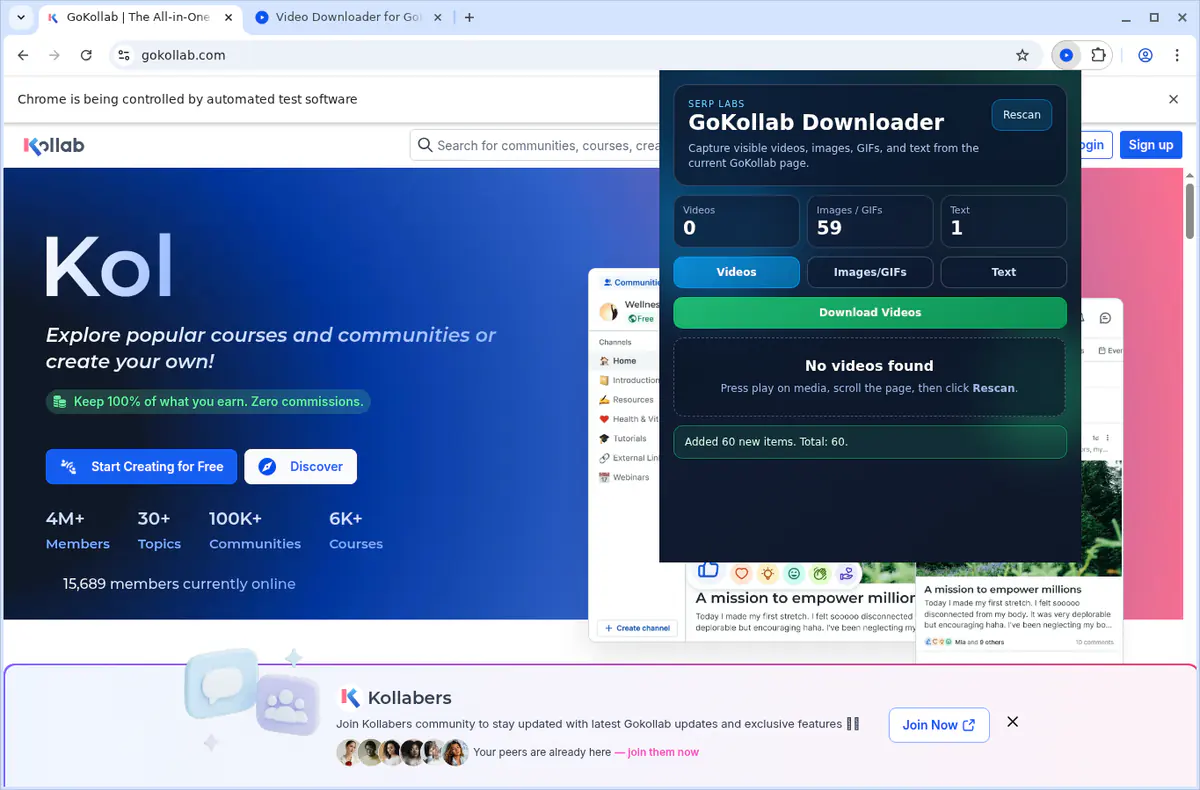 Gokollab Video Downloader screenshot 3