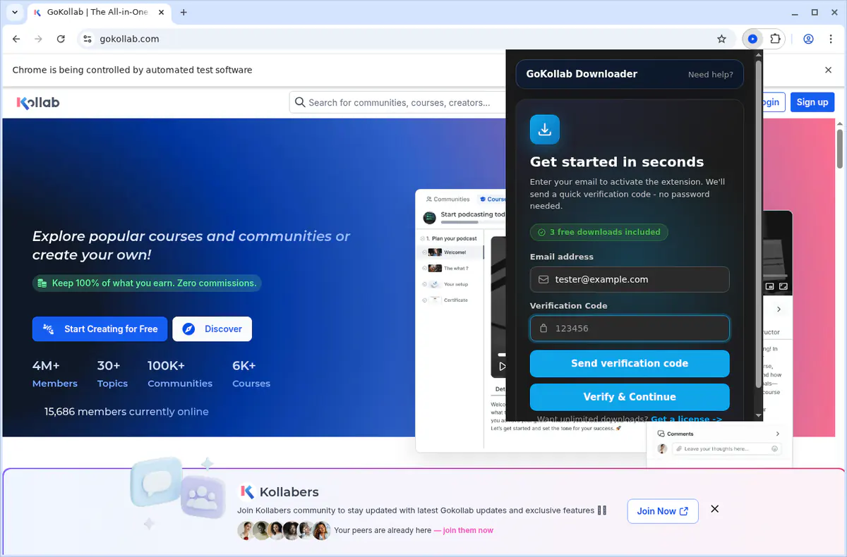 Gokollab Video Downloader screenshot 4